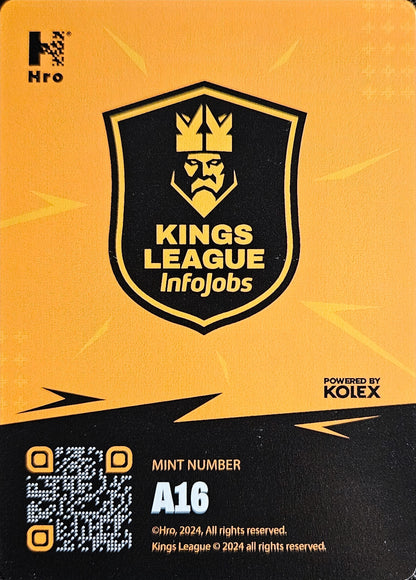 Álex Cubedo /25 - Autógrafo original - Kings League Season 1