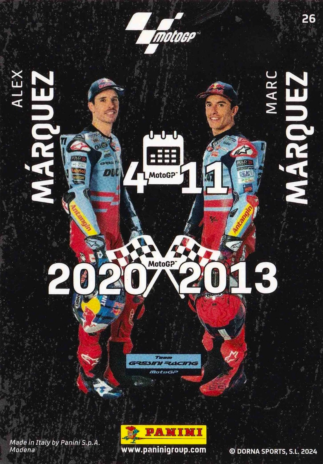 Álex Márquez y Marc Márquez - Team - MotoGP 2024 75th Anniversary