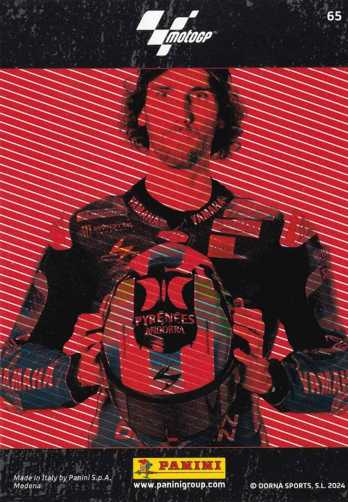 Álex Rins - Helmet - MotoGP 2024 75th Anniversary