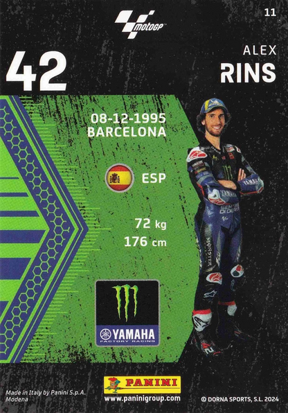 Álex Rins - Starting Grid - MotoGP 2024 75th Anniversary