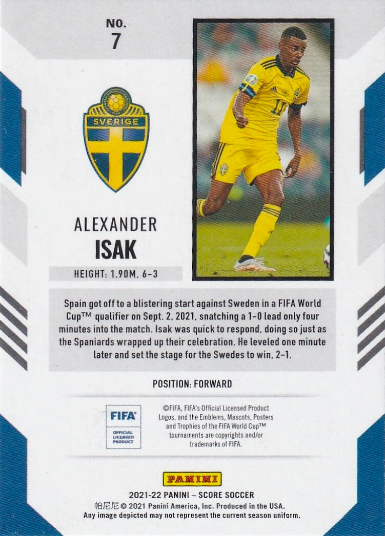 Alexander Isak - Score Scocer 21/22