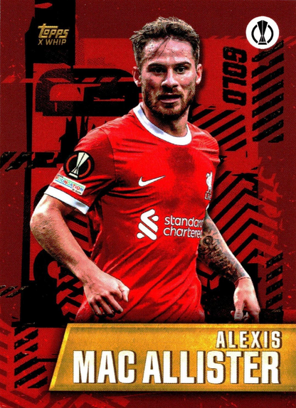 Alexis Mac Allister - Gold - Topps Gold UEFA Club Competitions 23/24