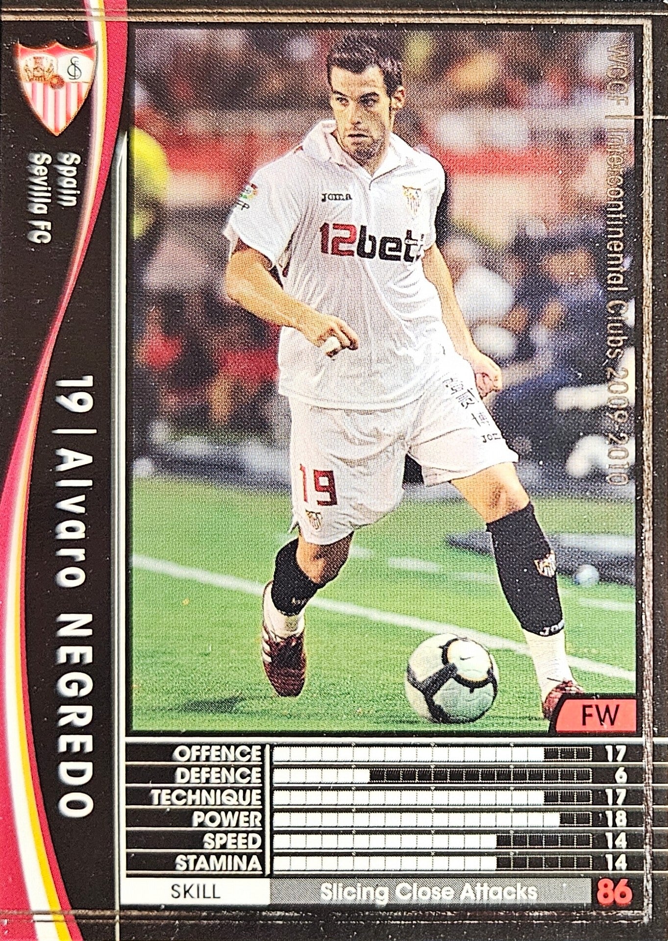 Álvaro Negredo - Intercontinental Clubs - WCCF 09/10