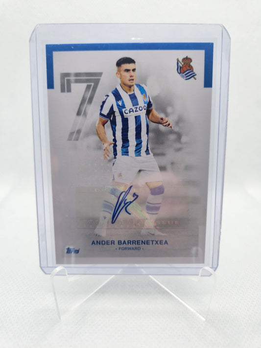 Ander Barrenetxea - Autógrafo original - Team Set Real Sociedad 22/23