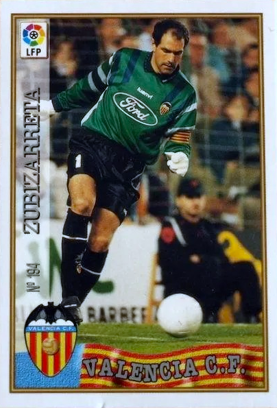 Andoni Zubizarreta - Las Fichas de la Liga 97/98