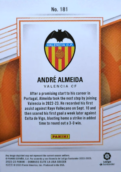 André Almeida (RC) - Donruss Elite LaLiga 22/23