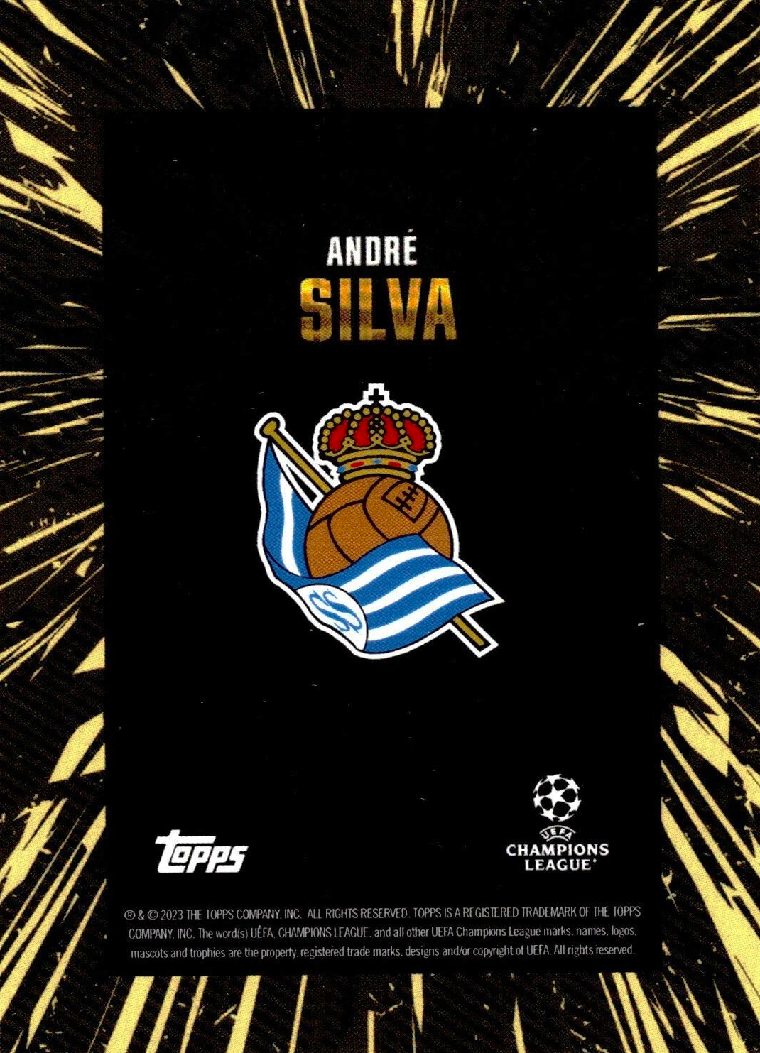 André Silva - Topps Gold UEFA Club Competitions 23/24