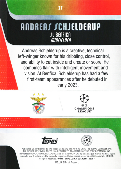 Andreas Schjelderup - UEFA Club Competitions 25/26