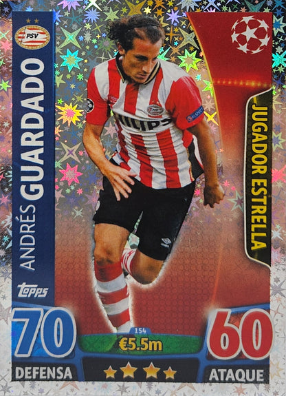 Andrés Guardado - Jugador estrella - Match Attax Champions League 15/16