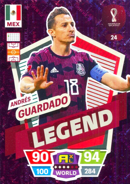 Andrés Guardado - Legend - Adrenalyn XL FIFA World Cup Qatar 2022
