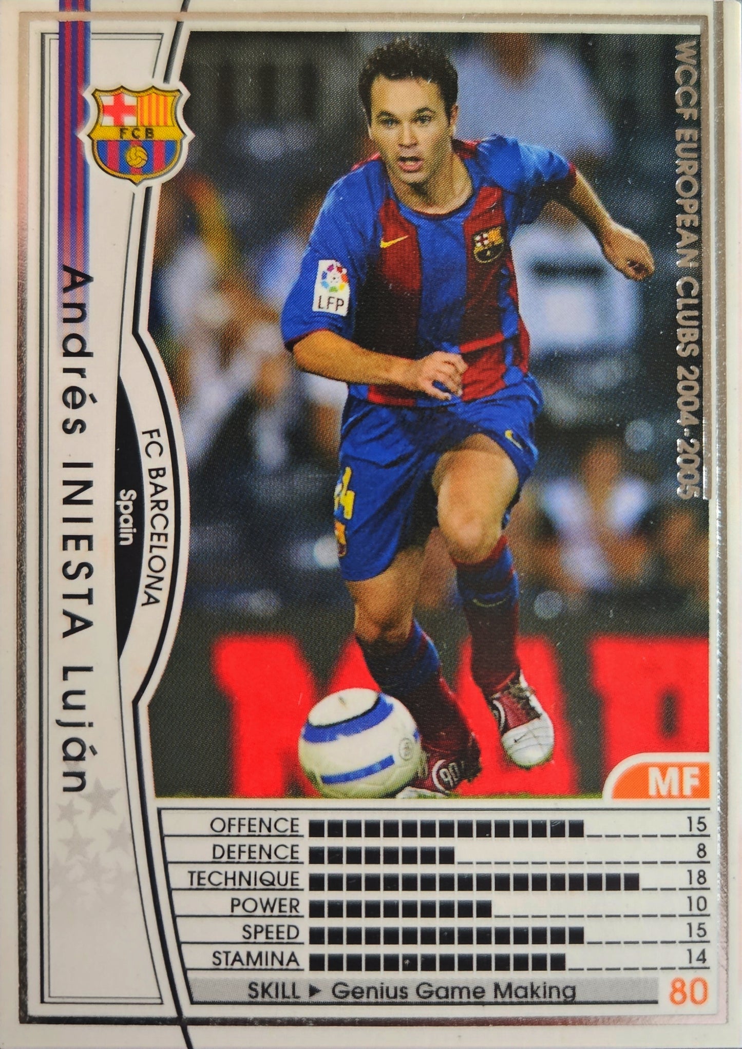 Andrés Iniesta - European Clubs - WCCF 04/05
