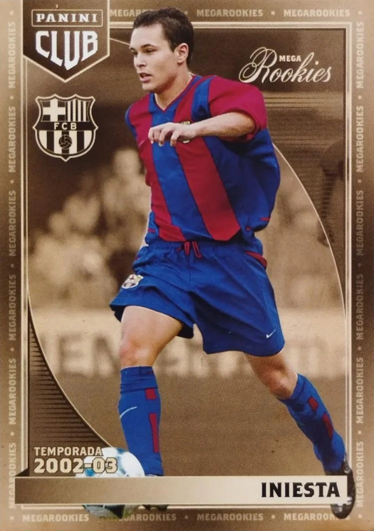 Andrés Iniesta - Mega Rookies - Panini Club Barcelona 24/25