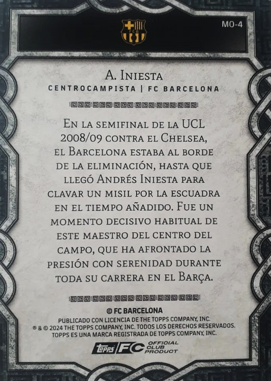 Andrés Iniesta - Monolyth - Fan Set Barcelona 24/25