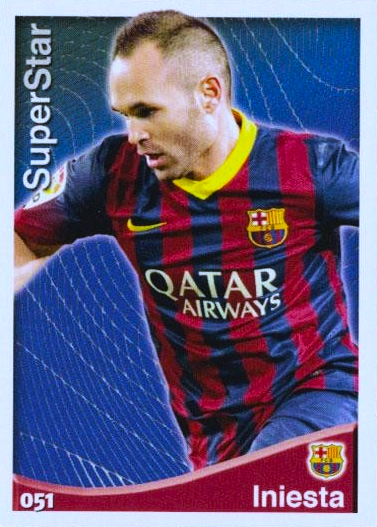 Andrés Iniesta - SuperStar - Las Fichas Quiz de la Liga 2015
