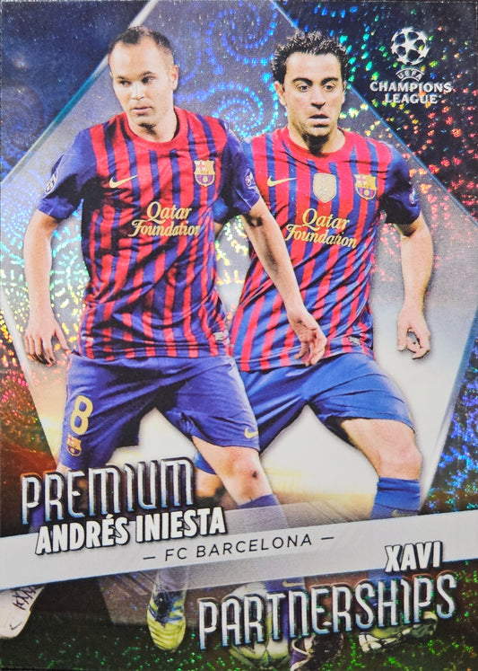Andrés Iniesta y Xavi Hernández - Premium Partnerships - UEFA Club Competitions 22/23
