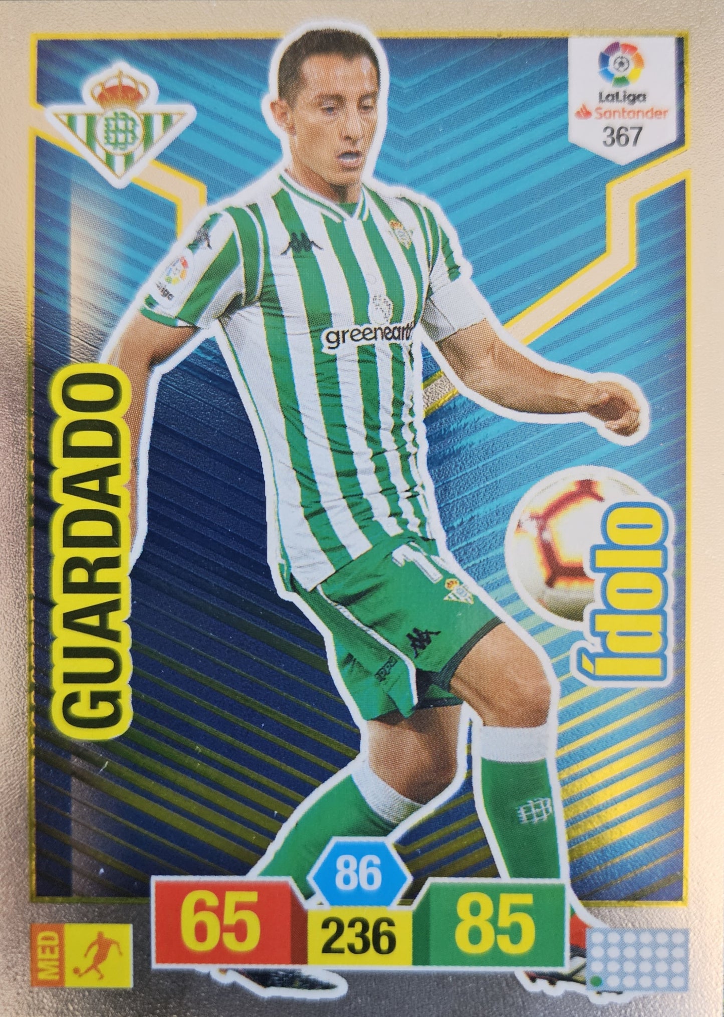 Andrés Guardado - Ídolo - Adrenalyn XL LaLiga 18/19