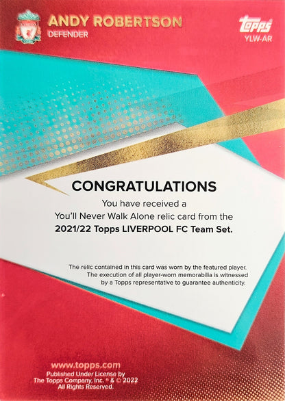 Andy Robertson - Parche - Team Set Liverpool 21/22