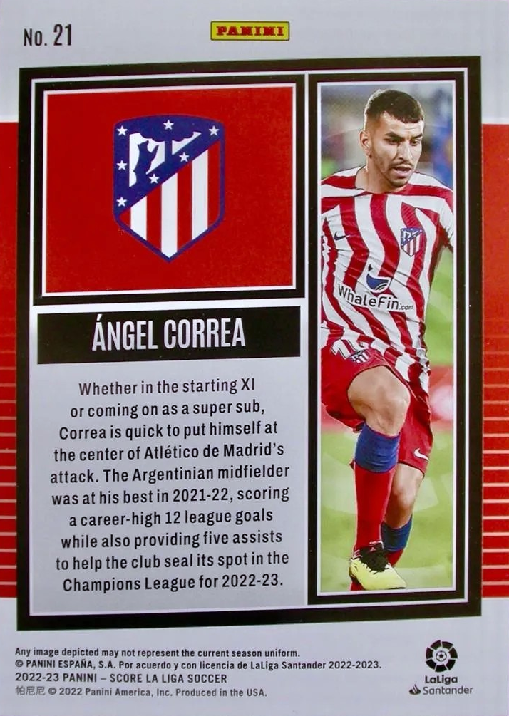 Ángel Correa - Score LaLiga 22/23
