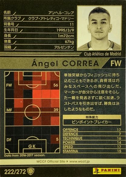 Ángel Correa - WCCF 17/18