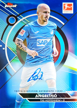 Angeliño /65 - Autógrafo original - Topps Finest Bundesliga 22/23