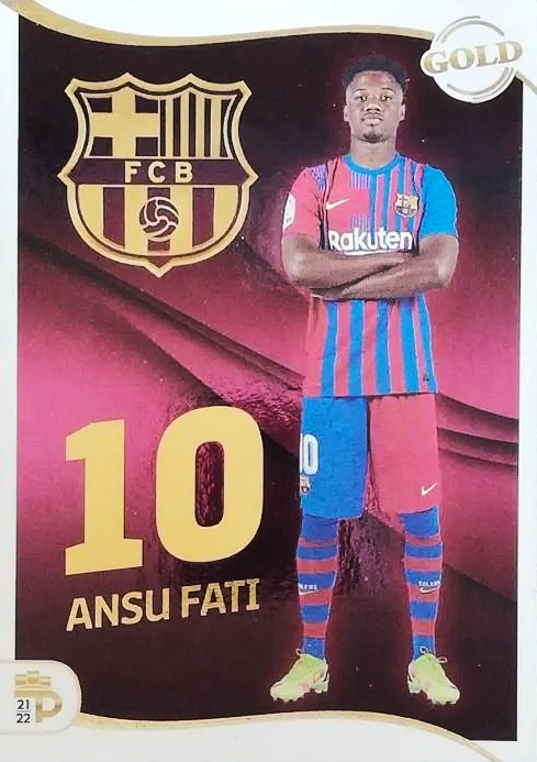 Ansu Fati - Gold - Podium Barcelona 21/22