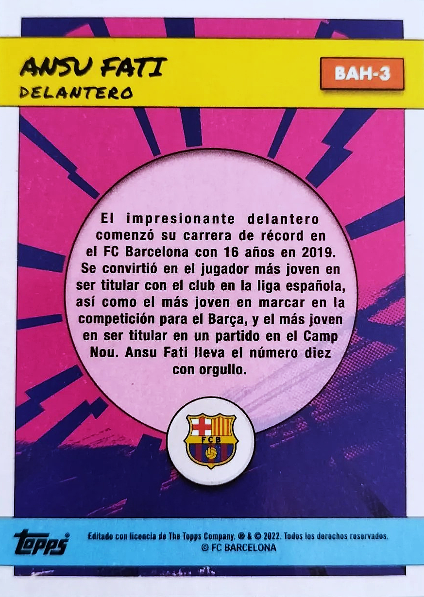 Ansu Fati - Héroes - Fan Set Barcelona 22/23