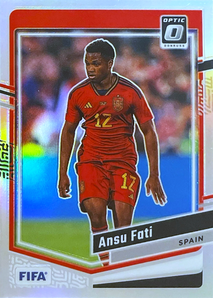 Ansu Fati - Optic Silver Prizm - Donruss Soccer 23/24