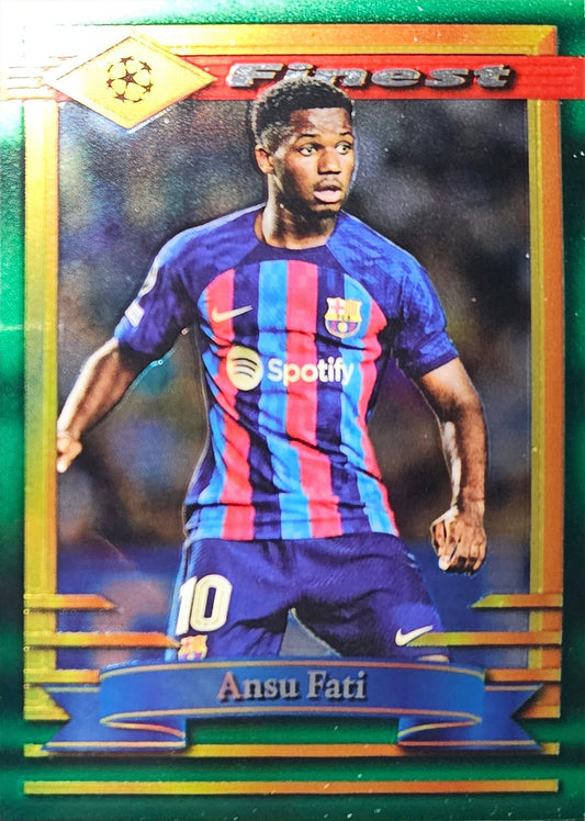Ansu Fati - Topps Finest Flashbacks UEFA Club Competitions 22/23