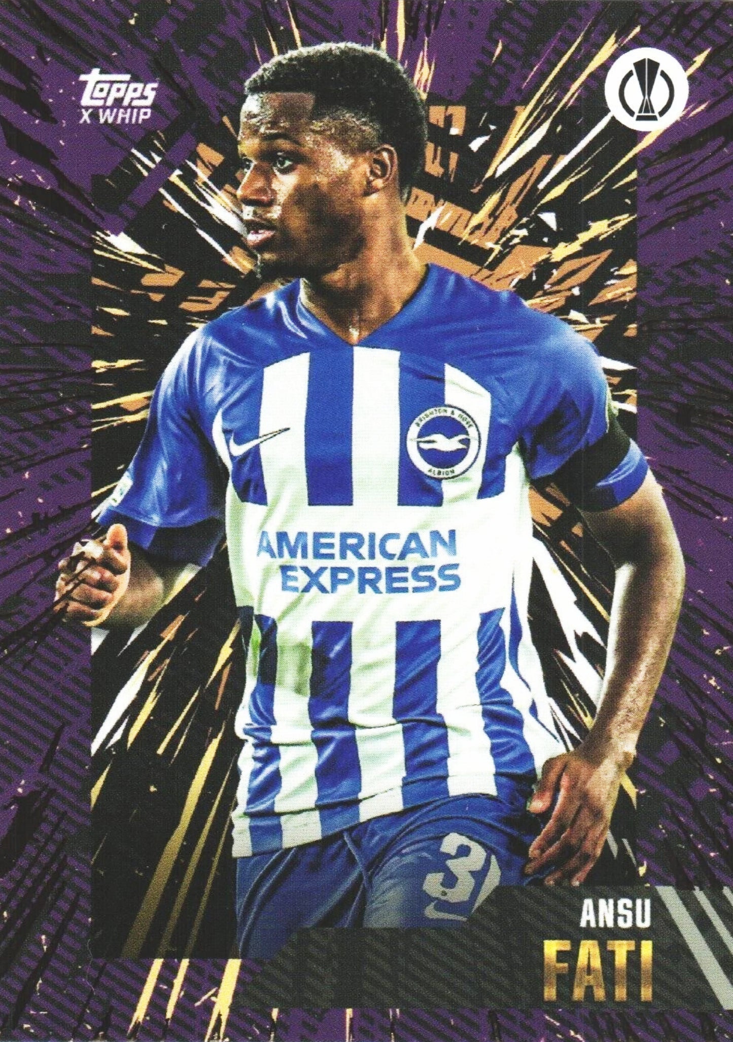 Ansu Fati - Topps Gold UEFA Club Competitions 23/24