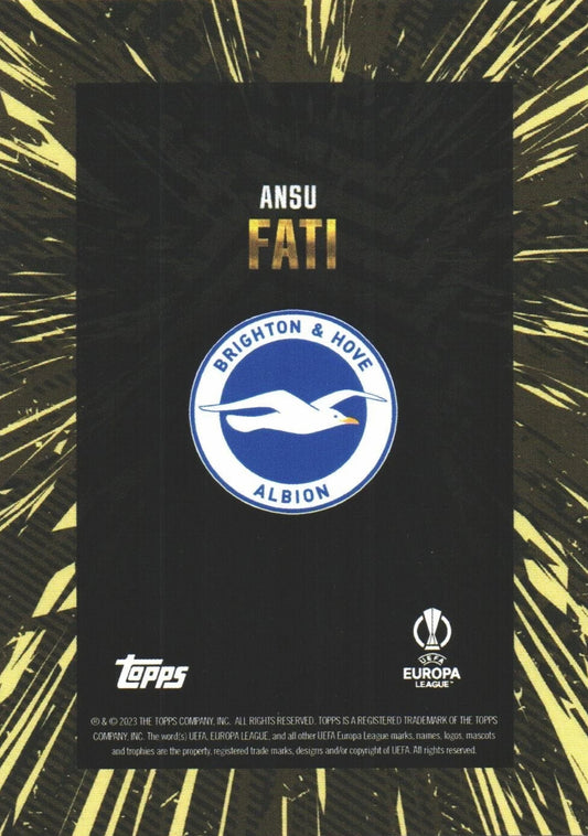 Ansu Fati - Topps Gold UEFA Club Competitions 23/24