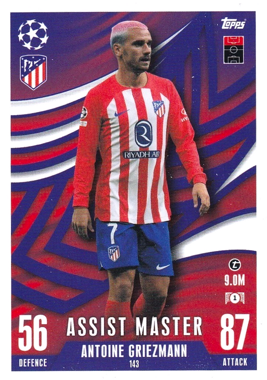Antoine Griezmann - Assist Master - Match Attax UEFA Club Competitions 23/24