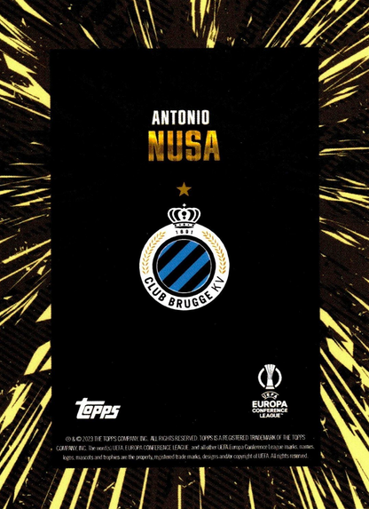 Antonio Nusa - Topps Gold UEFA Club Competitions 23/24
