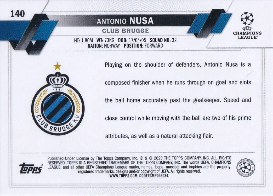 Antonio Nusa (RC) - UEFA Club Competitions 22/23