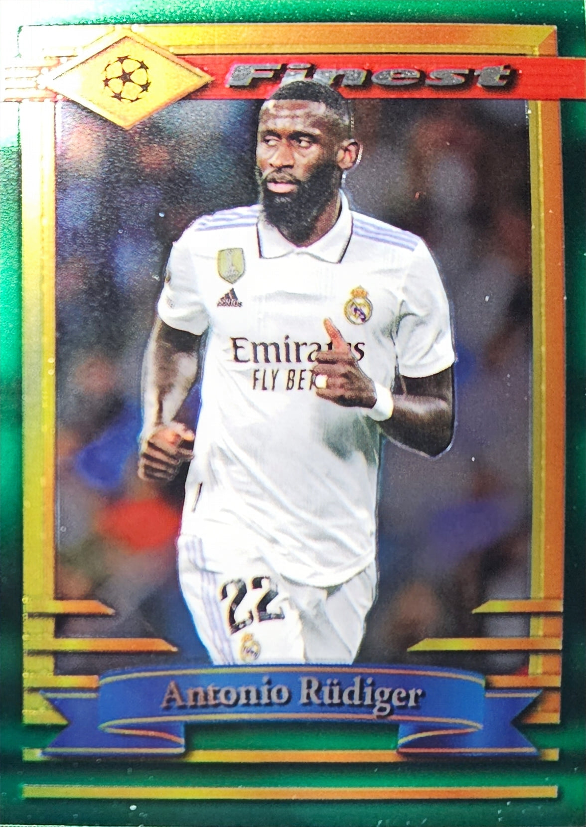 Antonio Rüdiger - Topps Finest Flashbacks UEFA Club Competitions 22/23