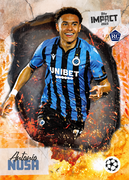 Antonio Nusa (RC) - Topps Impact UEFA Club Competitions 2023