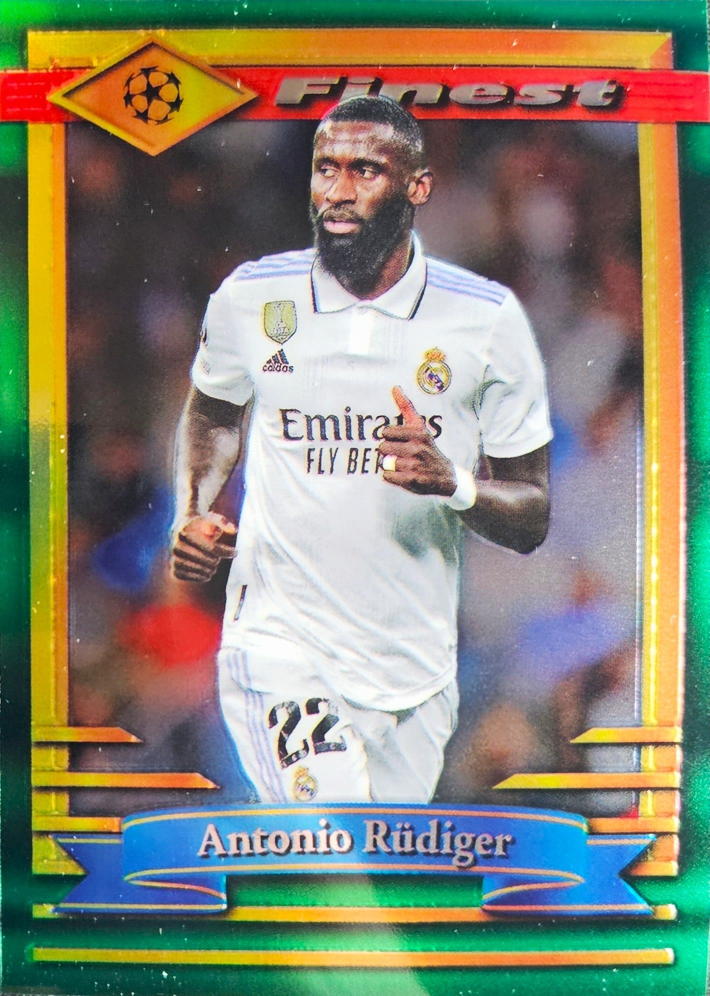 Antonio Rüdiger - Topps Finest Flashbacks UEFA Club Competitions 22/23