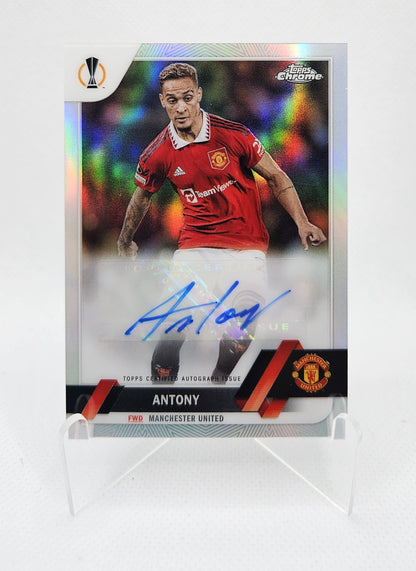 Antony - Autógrafo original - Topps Chrome UEFA Club Competitions 22/23