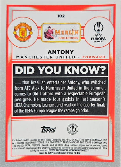 Antony - Merlin UEFA Club Competitions 22/23