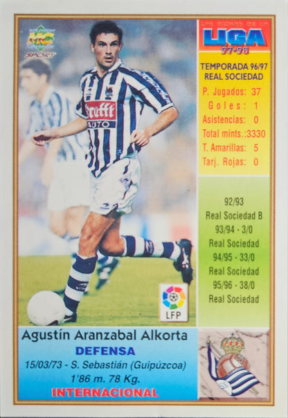 Aranzabal - Las Fichas de la Liga 97/98