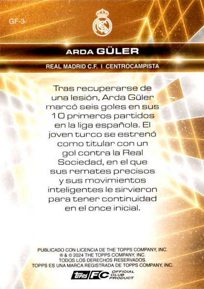 Arda Güler - Golden Future - Fan Set Real Madrid 23/24