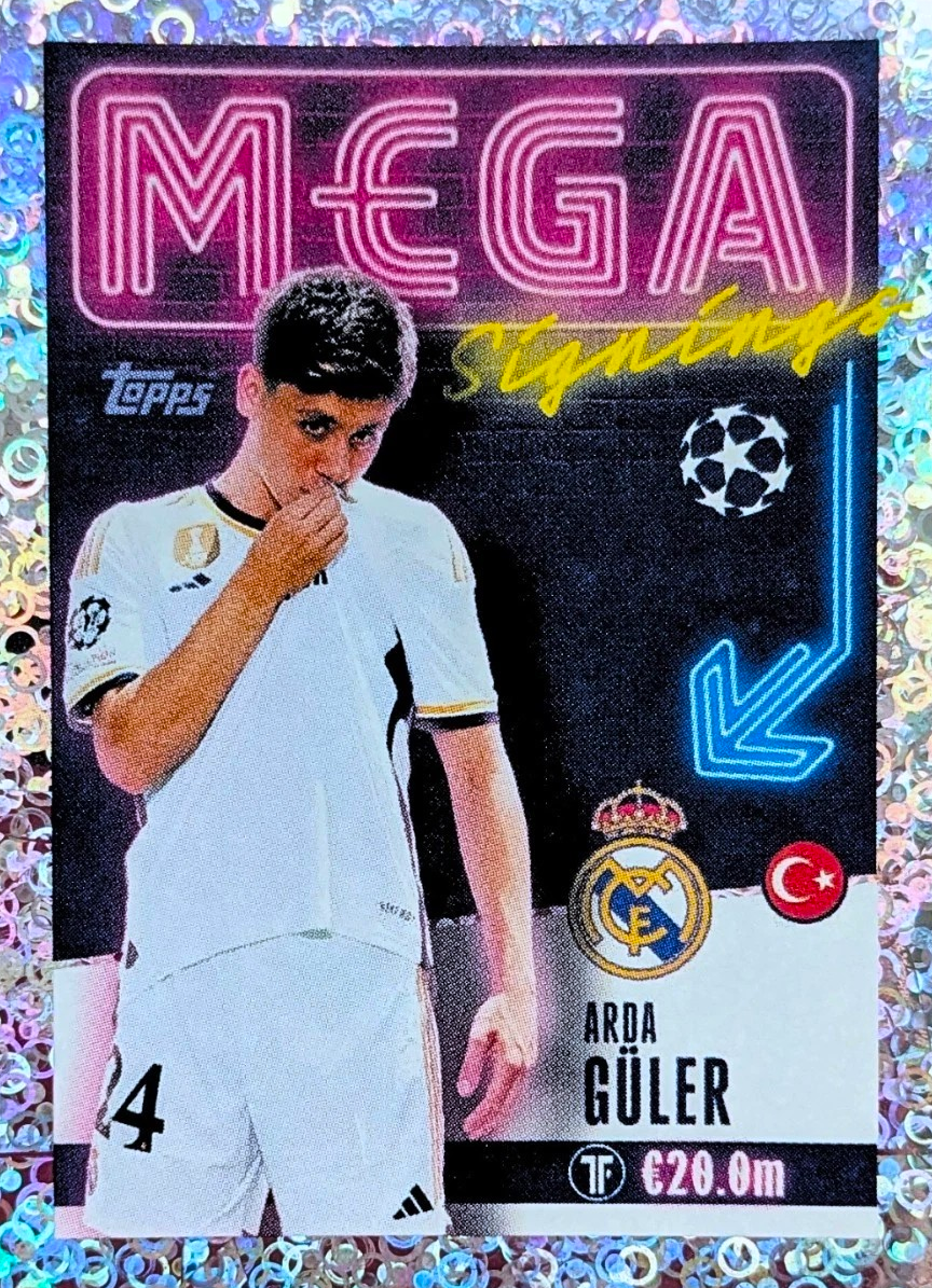 Arda Güler - Mega Signings - UEFA Champions League Stickers 23/24