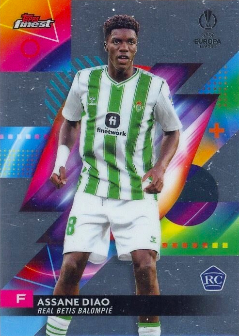 Assane Diao (RC) - Topps Finest UEFA Club Competitions 2324
