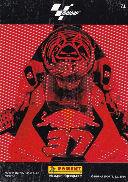 Augusto Fernández - Helmet - MotoGP 2024 75th Anniversary