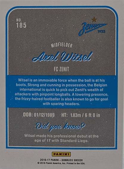 Axel Witsel - Donruss Soccer 16/17