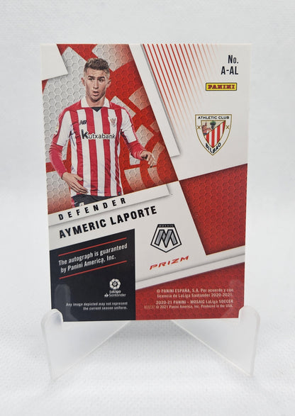 Aymeric Laporte - Autógrafo original Green - Mosaic LaLiga 20/21
