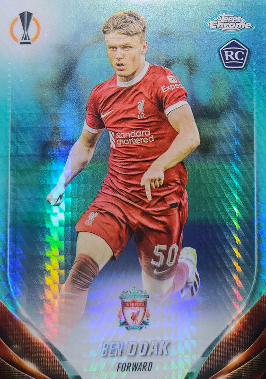 Ben Doak (RC) - Aqua - Topps Chrome UEFA Club Competitions 23/24