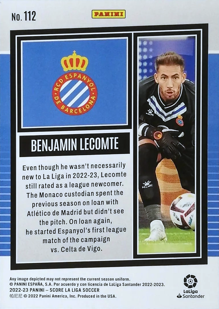 Benjamin Lecomte (RC) - Score LaLiga 22/23