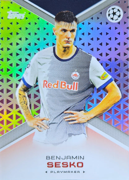 Benjamin Sesko - Playmaker - Topps Grealish Platinum Curated Set 22/23
