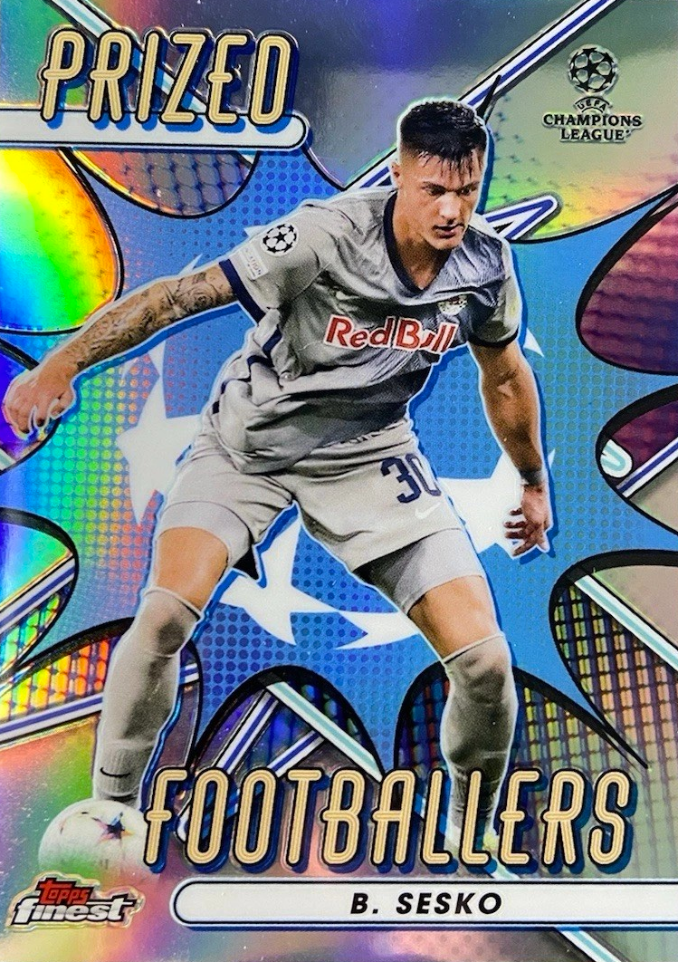 Benjamin Šeško - Prized Footballers - Topps Finest UEFA Club Competitions 22/23