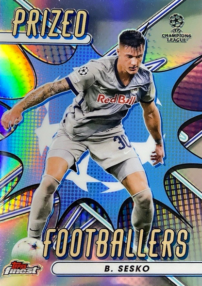 Benjamin Šeško - Prized Footballers - Topps Finest UEFA Club Competitions 22/23